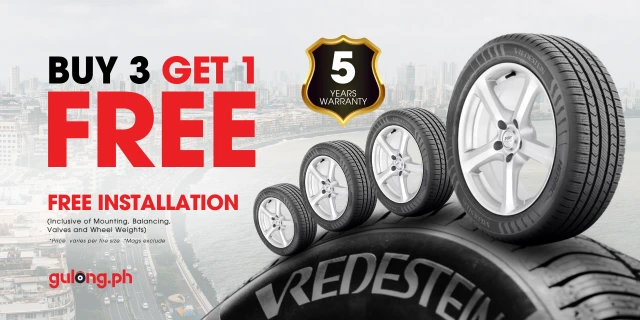 Buy 3 Get 1 FREE Vredestein Tires