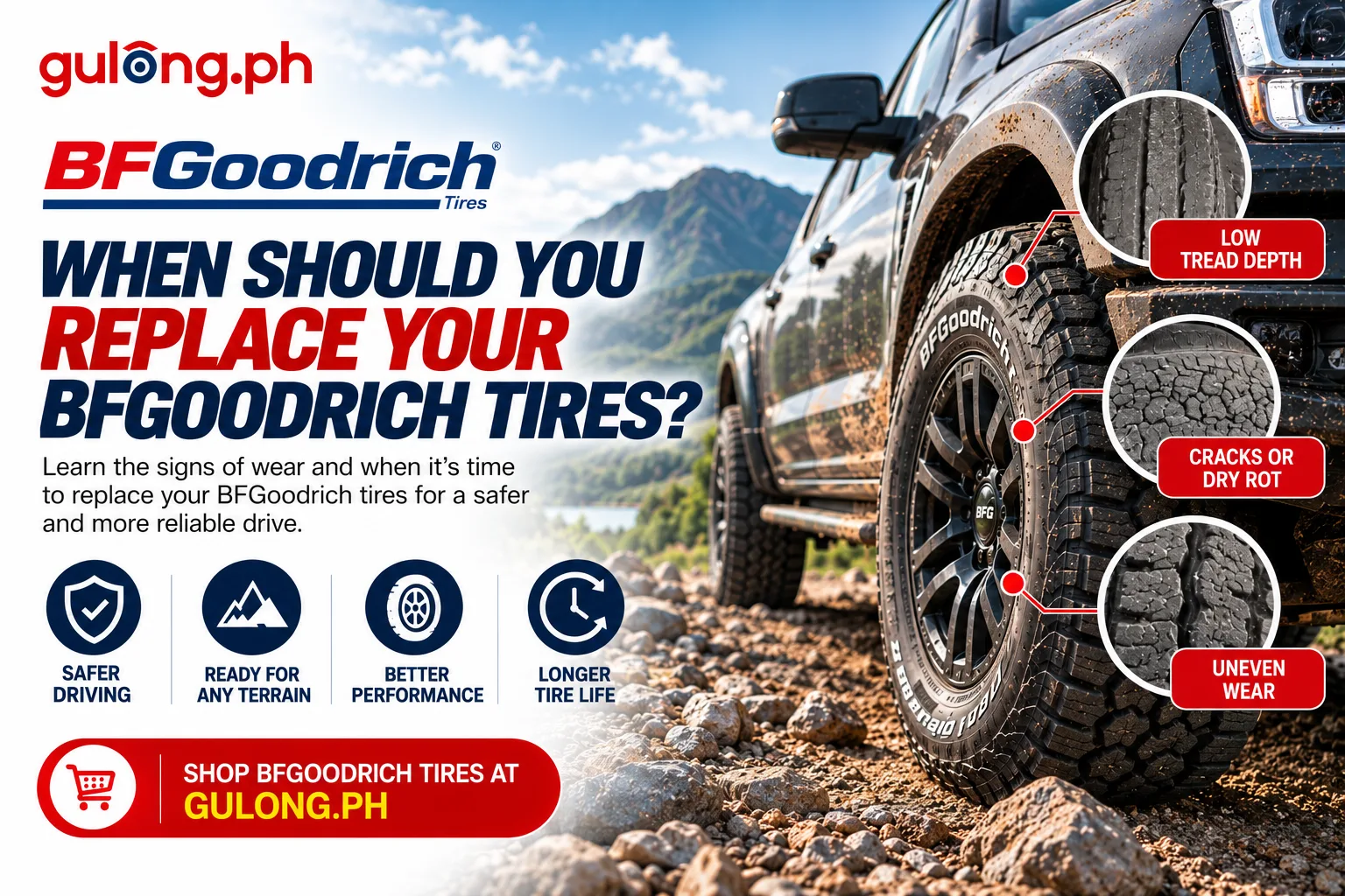 When Should You Replace Your BFGoodrich Tires?